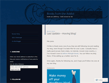 Tablet Screenshot of booksfromtheaddict.wordpress.com