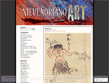 Tablet Screenshot of nievessorianoart.wordpress.com