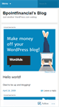 Mobile Screenshot of bpointfinancial.wordpress.com