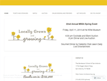 Tablet Screenshot of mssaspringevent.wordpress.com
