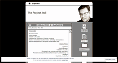 Desktop Screenshot of projectjedi.wordpress.com