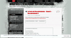 Desktop Screenshot of mituestalodluz.wordpress.com