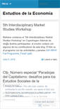 Mobile Screenshot of estudiosdelaeconomia.wordpress.com