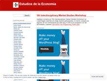 Tablet Screenshot of estudiosdelaeconomia.wordpress.com