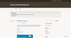 Desktop Screenshot of cloudyflixel.wordpress.com