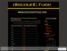 Tablet Screenshot of discountfuse.wordpress.com