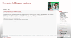 Desktop Screenshot of encuentrobibliotecasescolares.wordpress.com