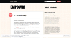 Desktop Screenshot of empowr.wordpress.com