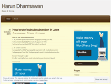 Tablet Screenshot of harundharmawan.wordpress.com