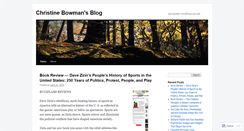 Desktop Screenshot of christinebowman.wordpress.com