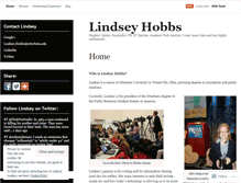 Tablet Screenshot of lindseybhobbs.wordpress.com
