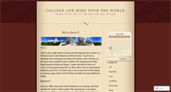 Desktop Screenshot of colleenandmiketourtheworld.wordpress.com