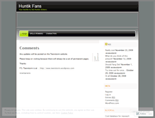 Tablet Screenshot of huntikfans.wordpress.com