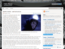 Tablet Screenshot of chrisandlisamason.wordpress.com