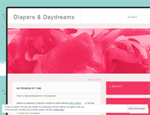 Tablet Screenshot of diapersanddaydreams.wordpress.com