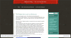 Desktop Screenshot of fabbydoo.wordpress.com