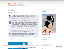 Tablet Screenshot of martincheca.wordpress.com