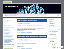 Tablet Screenshot of dalamdakwah.wordpress.com