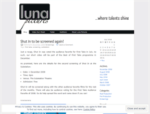 Tablet Screenshot of lunapictures.wordpress.com