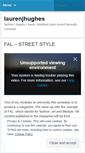 Mobile Screenshot of laurenjhughes.wordpress.com