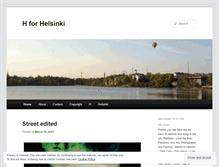 Tablet Screenshot of hforhelsinki.wordpress.com