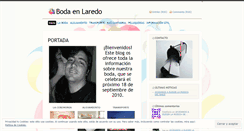 Desktop Screenshot of bodaenlaredo.wordpress.com