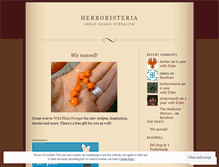 Tablet Screenshot of herborist.wordpress.com