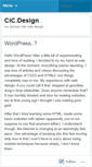 Mobile Screenshot of cicdesign.wordpress.com