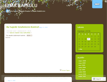 Tablet Screenshot of elmakapsulu.wordpress.com