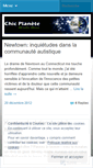 Mobile Screenshot of notrechicplanete.wordpress.com