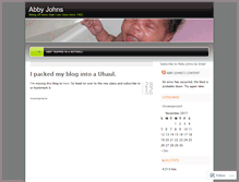 Tablet Screenshot of abbylyjo.wordpress.com
