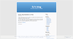 Desktop Screenshot of djiang.wordpress.com