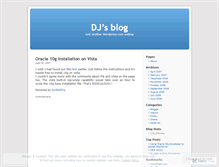 Tablet Screenshot of djiang.wordpress.com