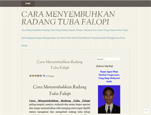 Tablet Screenshot of caramenyembuhkanradangtubafalopi.wordpress.com