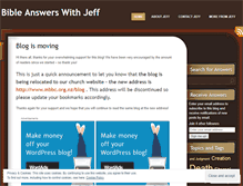 Tablet Screenshot of jeffsbibleanswers.wordpress.com