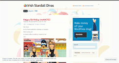 Desktop Screenshot of irishstardolldivas.wordpress.com