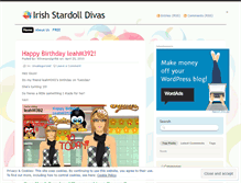 Tablet Screenshot of irishstardolldivas.wordpress.com