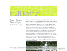 Tablet Screenshot of krutikothari.wordpress.com