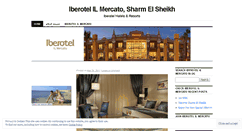 Desktop Screenshot of iberotelilmercato.wordpress.com