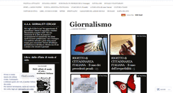 Desktop Screenshot of giornalismo2012.wordpress.com