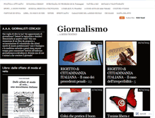 Tablet Screenshot of giornalismo2012.wordpress.com