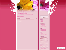 Tablet Screenshot of anggareni.wordpress.com