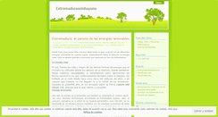 Desktop Screenshot of extremadurasolohayuna.wordpress.com