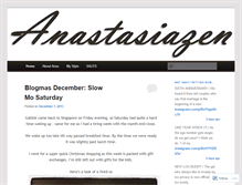 Tablet Screenshot of anastasiazen.wordpress.com