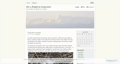Desktop Screenshot of gasconyfarm.wordpress.com