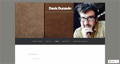 Desktop Screenshot of davisdunavin.wordpress.com