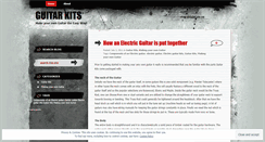 Desktop Screenshot of guitarkits.wordpress.com