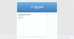 Desktop Screenshot of lctammela.wordpress.com