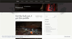 Desktop Screenshot of primevalthrall.wordpress.com