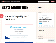 Tablet Screenshot of bexdellarosa.wordpress.com